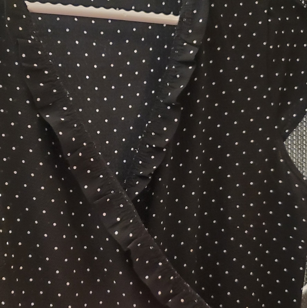 Suzy Shier Black and White Asymmetrical Dress